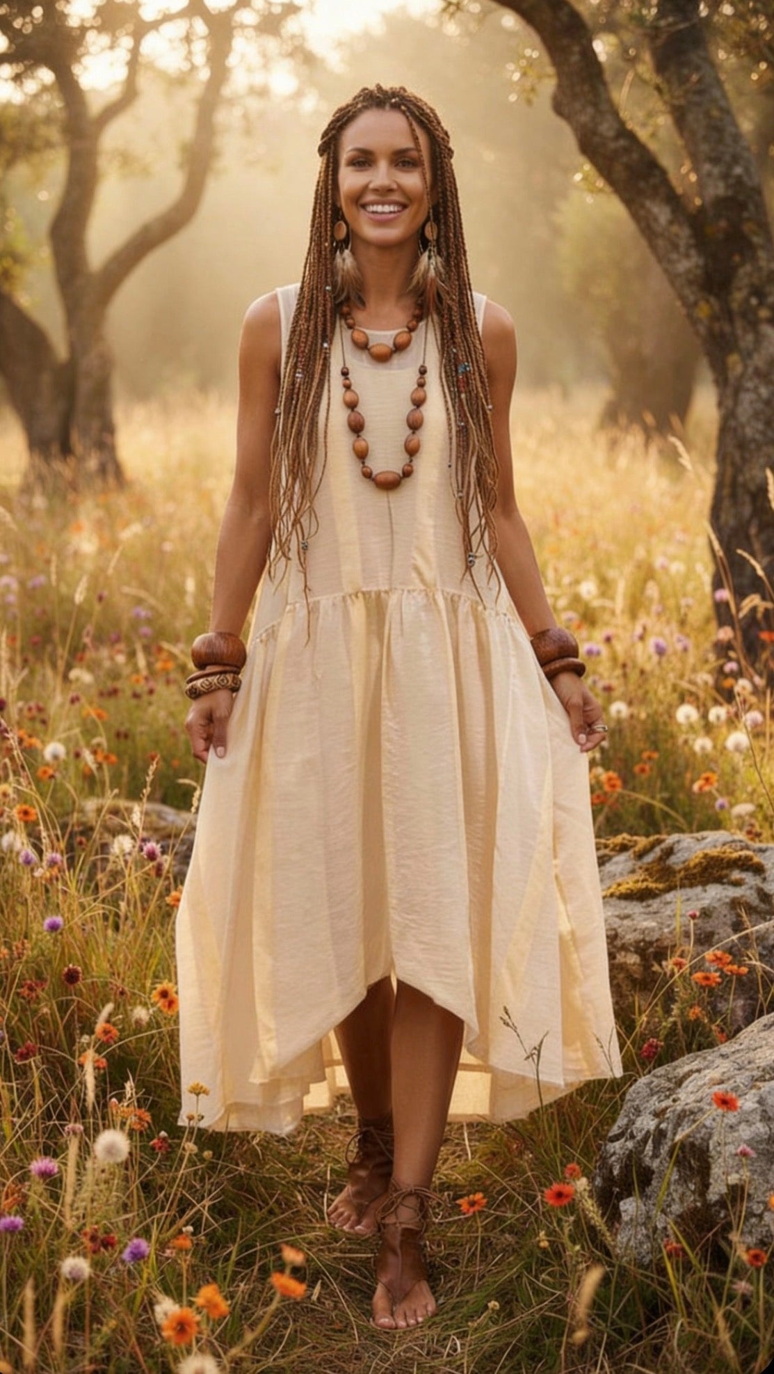 Vestido Beig
