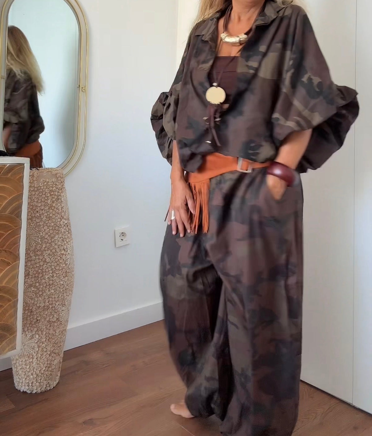 Camisa camuflaje
