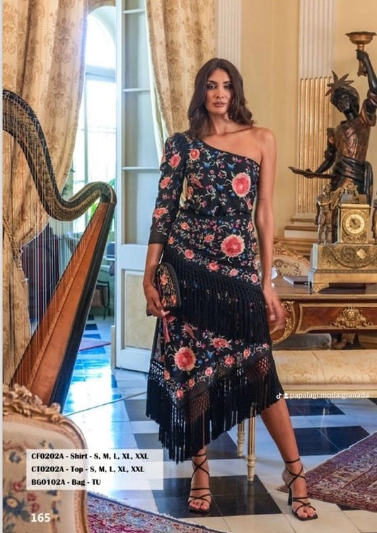Vestido Flecos Mireia