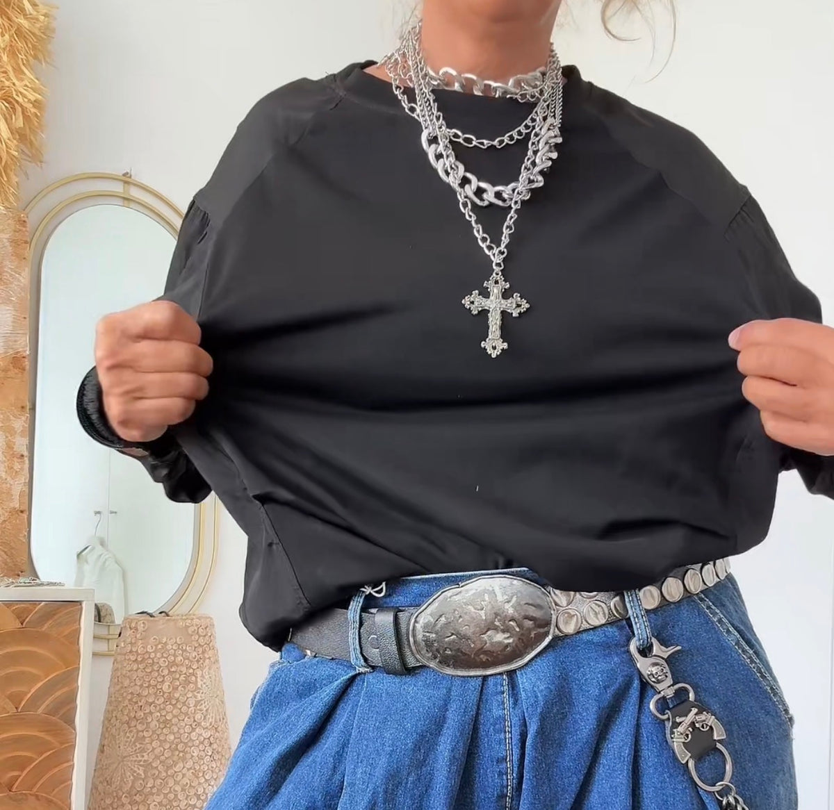 Camiseta pinza mandas