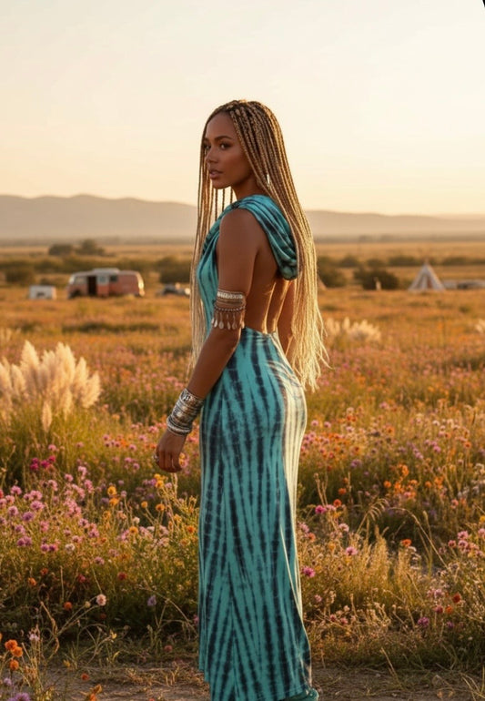 Vestido turquesa