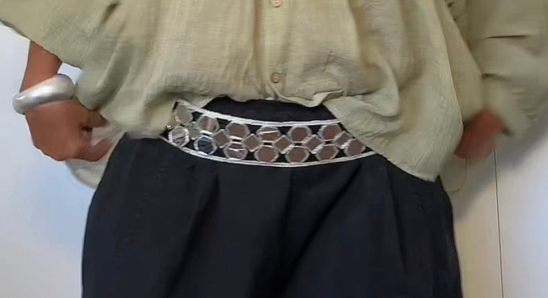 Cinturón espejitos