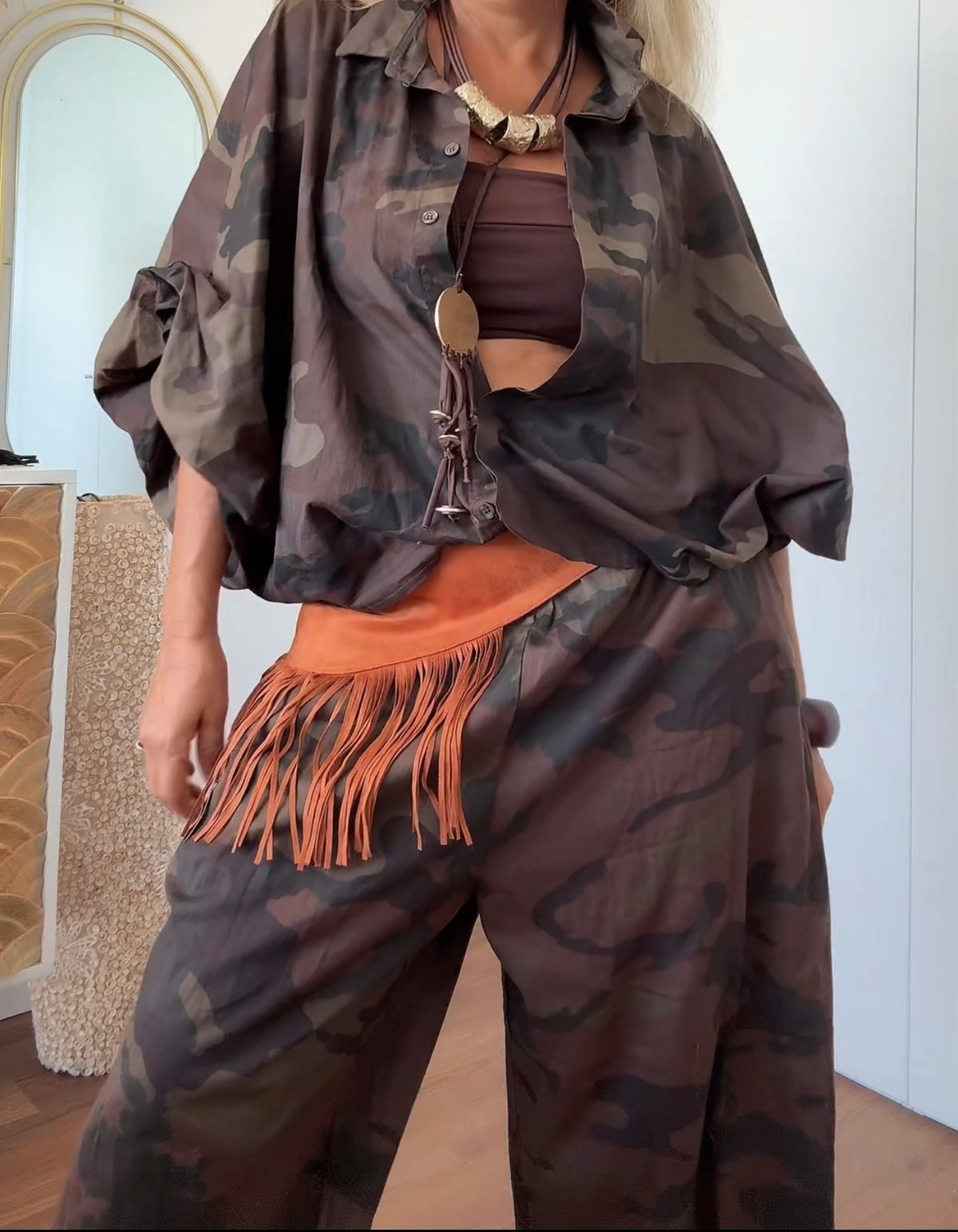 Camisa camuflaje