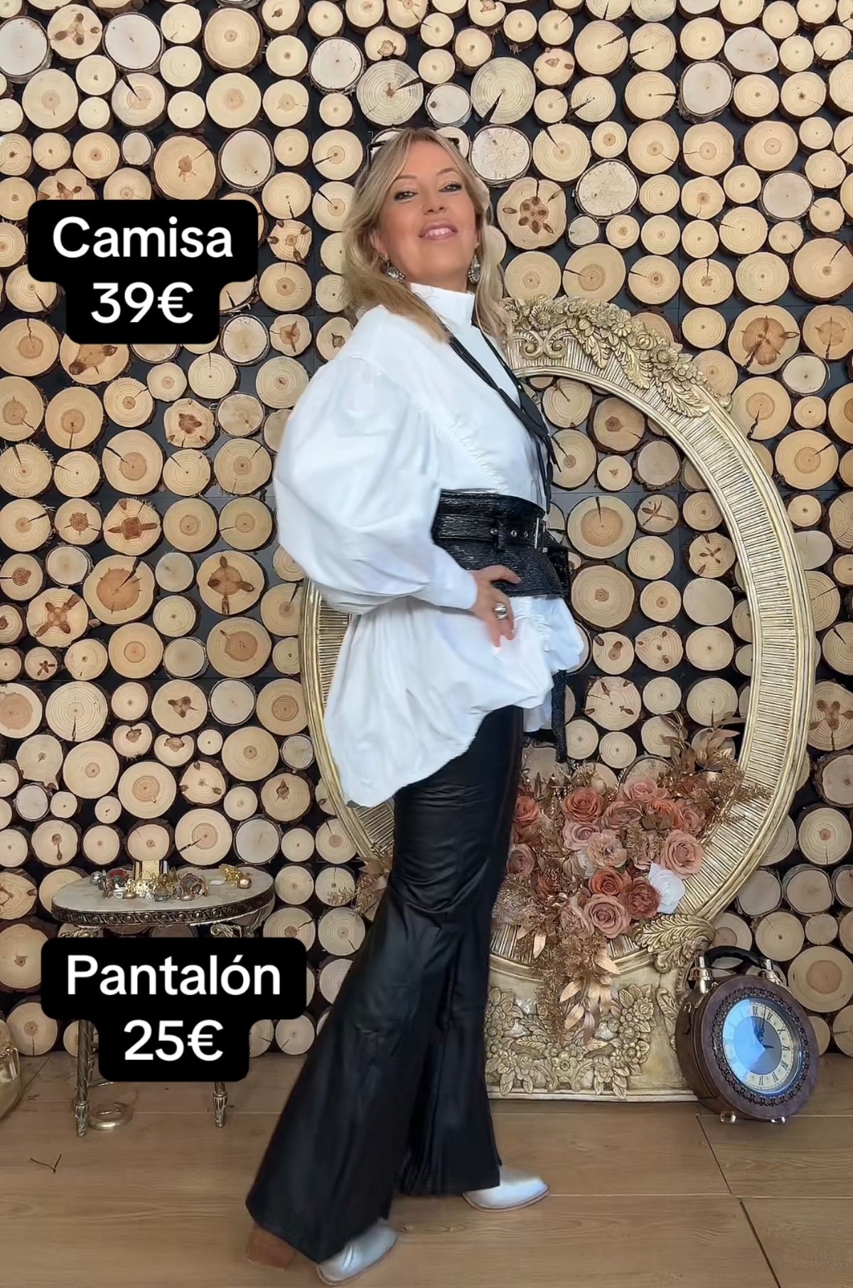 Camisa Vestido Fruncida