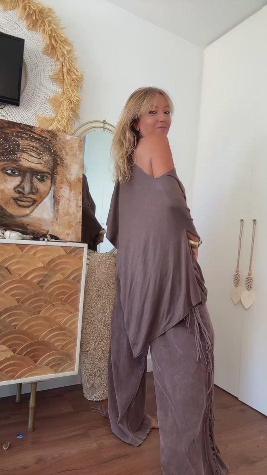 Jersey poncho